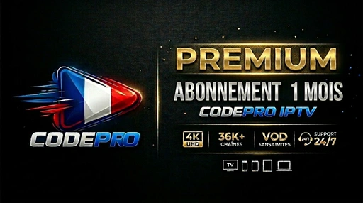 Abonnement IPTV 1 Mois Premium